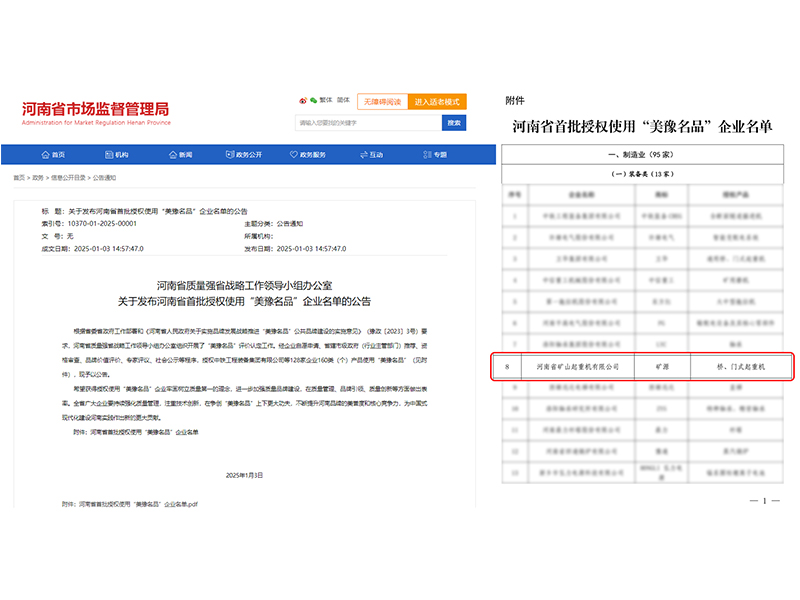 質(zhì)量**，品牌引 領(lǐng)｜河南礦山榮登“美豫名品”榜單